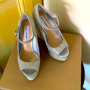 Steve Madden ‘Macie’ Rhinestone Wedge